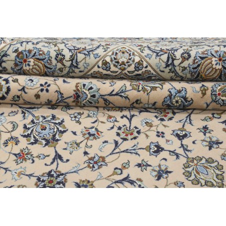 Tappeto Kashan Persia beige grigio 305x505