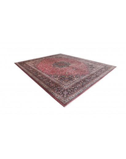 Tappeto Mashad Persia grigio marrone 400x490