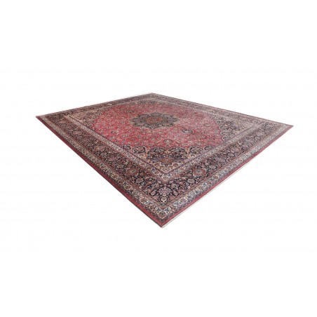 Tappeto Mashad Persia grigio marrone 400x490