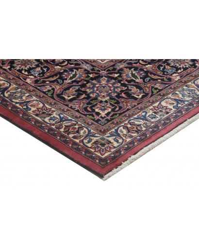 Tappeto Mashad Persia grigio marrone 400x490