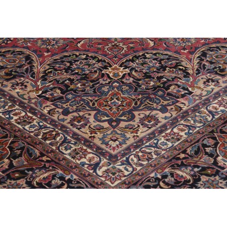 Tappeto Mashad Persia grigio marrone 400x490