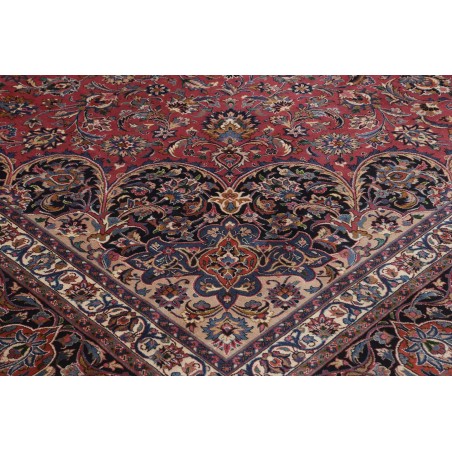 Tappeto Mashad Persia grigio marrone 400x490