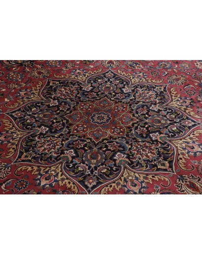 Tappeto Mashad Persia grigio marrone 400x490