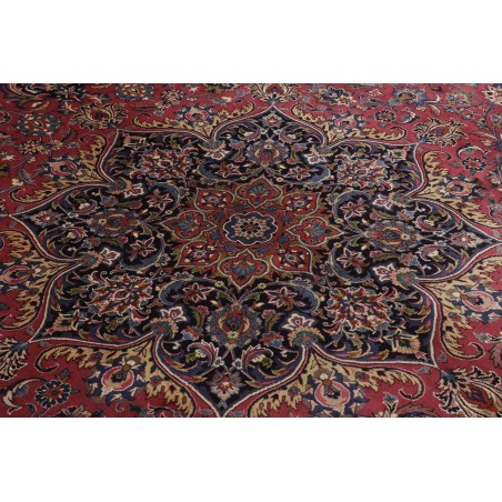Tappeto Mashad Persia grigio marrone 400x490