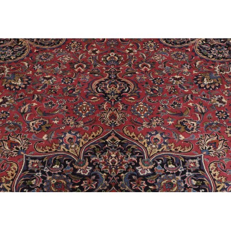 Tappeto Mashad Persia grigio marrone 400x490