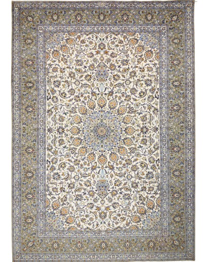 Tappeto Kashan Persia beige marrone 295x425