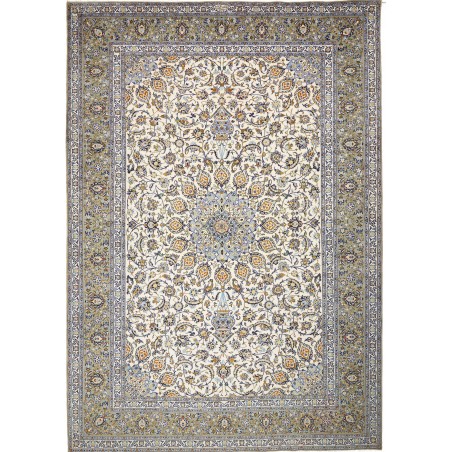 Tappeto Kashan Persia beige marrone 295x425