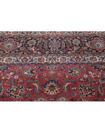 Tappeto Mashad Persia grigio marrone 400x490