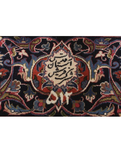 Tappeto Mashad Persia grigio marrone 400x490