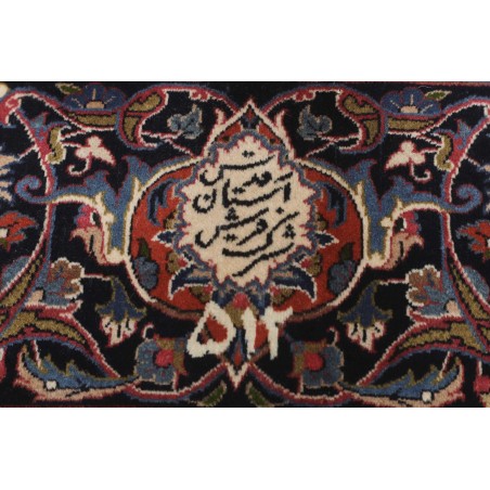 Tappeto Mashad Persia grigio marrone 400x490