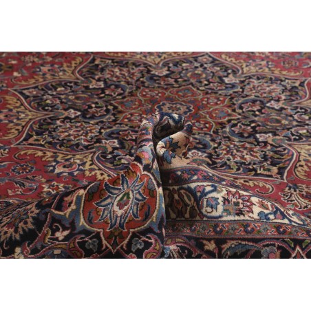 Tappeto Mashad Persia grigio marrone 400x490