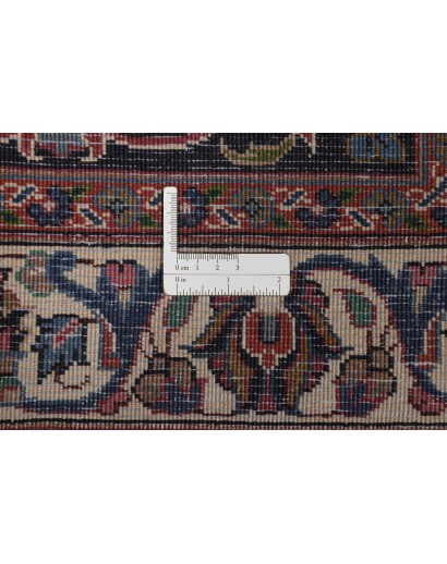 Tappeto Mashad Persia grigio marrone 400x490