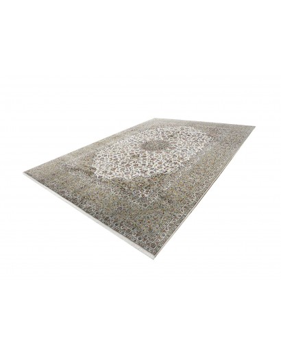 Tappeto Kashan Persia beige bianco 354x490