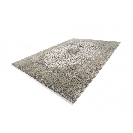 Tappeto Kashan Persia beige bianco 354x490