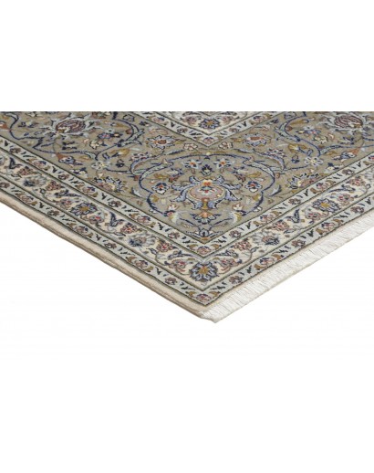 Tappeto Kashan Persia beige bianco 354x490