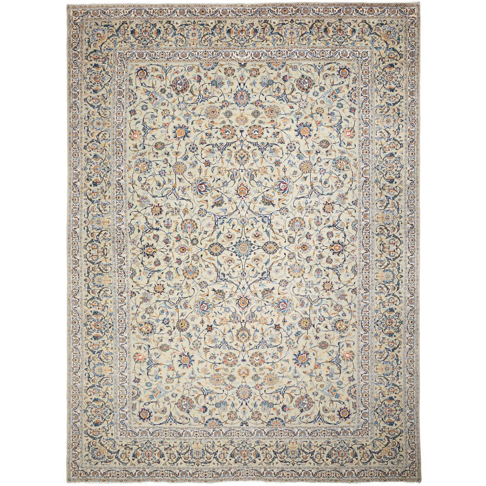 Tappeto Kashan Persia beige bianco 300x415 Tappeto Kashan Persia beige bianco 300x415