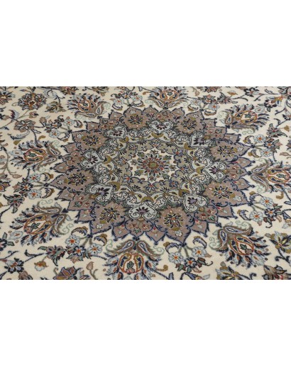 Tappeto Kashan Persia beige bianco 354x490