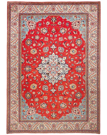Tappeto Sarough Persia beige giallo 250x360