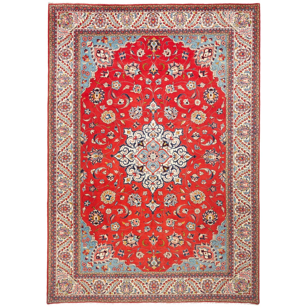 Tappeto Sarough Persia beige giallo 250x360 Tappeto Sarough Persia beige giallo 250x360