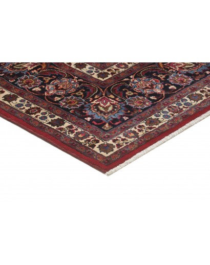 Tappeto Mashad Persia marrone blu 347x487