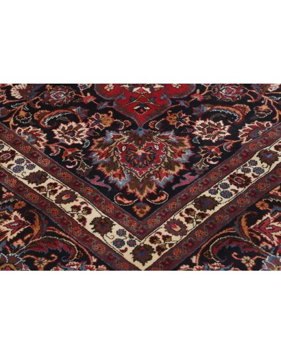 Tappeto Mashad Persia marrone blu 347x487