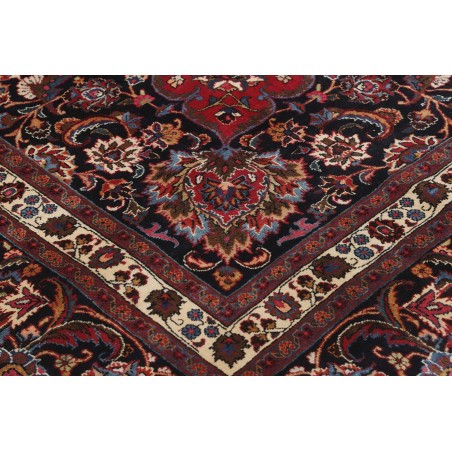 Tappeto Mashad Persia marrone blu 347x487