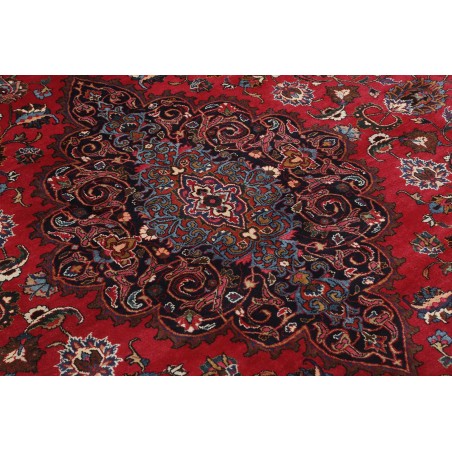 Tappeto Mashad Persia marrone blu 347x487