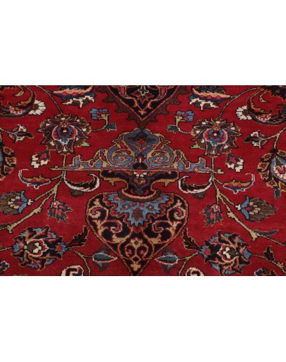 Tappeto Mashad Persia marrone blu 347x487