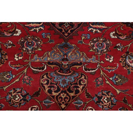 Tappeto Mashad Persia marrone blu 347x487