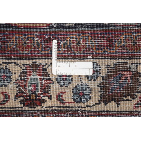 Tappeto Mashad Persia marrone blu 347x487