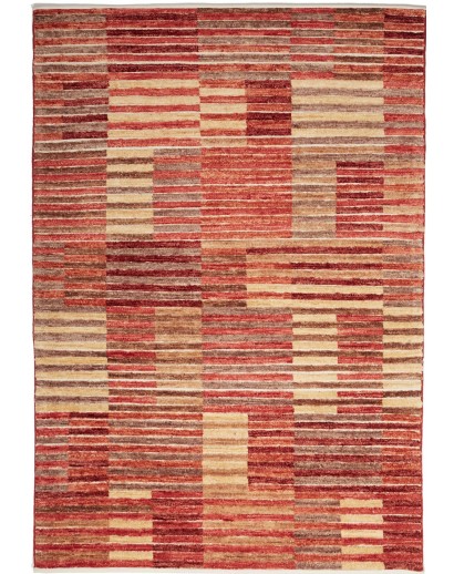 Tappeto Barjesta Pakistan rosso marrone 127x184