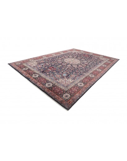 Tappeto Mashad Persia grigio beige 346x503