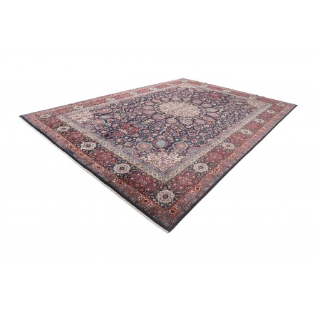 Tappeto Mashad Persia grigio beige 346x503