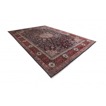 Tappeto Mashad Persia grigio beige 346x503