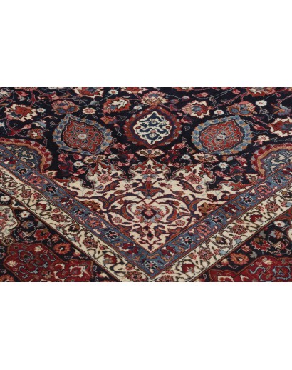 Tappeto Mashad Persia grigio beige 346x503