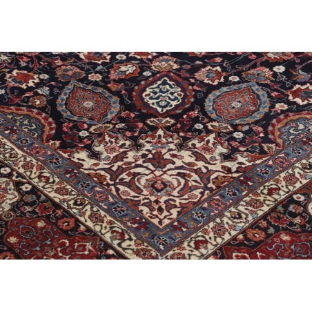 Tappeto Mashad Persia grigio beige 346x503