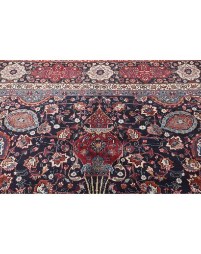 Tappeto Mashad Persia grigio beige 346x503