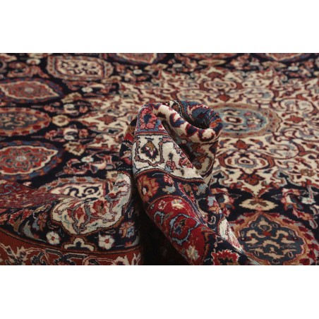 Tappeto Mashad Persia grigio beige 346x503