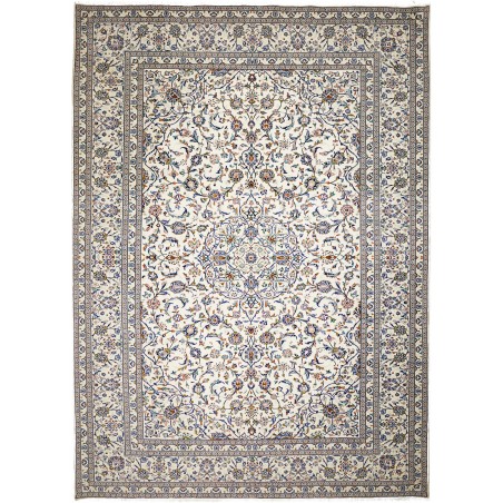 Tappeto Kashan Persia bianco azzurro 300x410