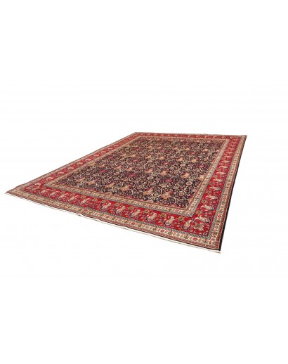 Tappeto Tabriz Persia marrone giallo 300x387