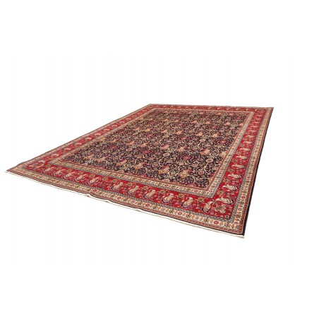 Tappeto Tabriz Persia marrone giallo 300x387