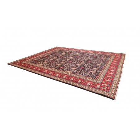 Tappeto Tabriz Persia marrone giallo 300x387