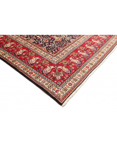 Tappeto Tabriz Persia marrone giallo 300x387