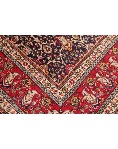 Tappeto Tabriz Persia marrone giallo 300x387