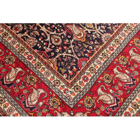 Tappeto Tabriz Persia marrone giallo 300x387