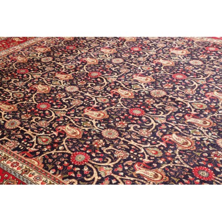 Tappeto Tabriz Persia marrone giallo 300x387