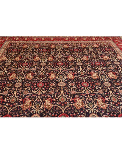 Tappeto Tabriz Persia marrone giallo 300x387