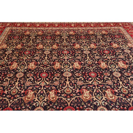 Tappeto Tabriz Persia marrone giallo 300x387