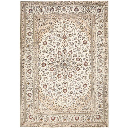Tappeto Kashan Persia bianco grigio 240x345