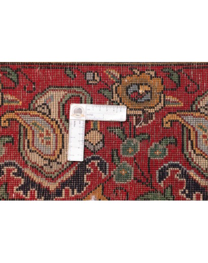 Tappeto Tabriz Persia marrone giallo 300x387